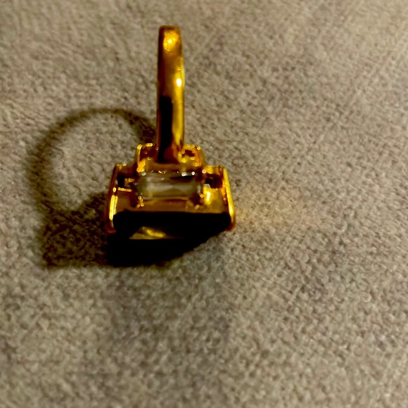 Ladies Emerald and Diamond Fashion Ring - Picture 8 of 9